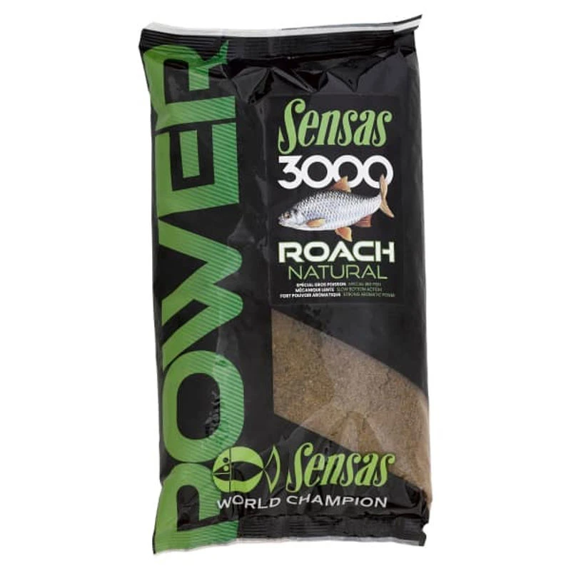 Sensas 3000 Power Roach Natural Groundbait 1Kg